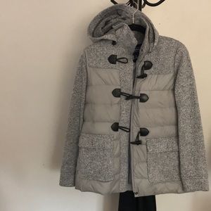 Land’s end gray hooded jacket
